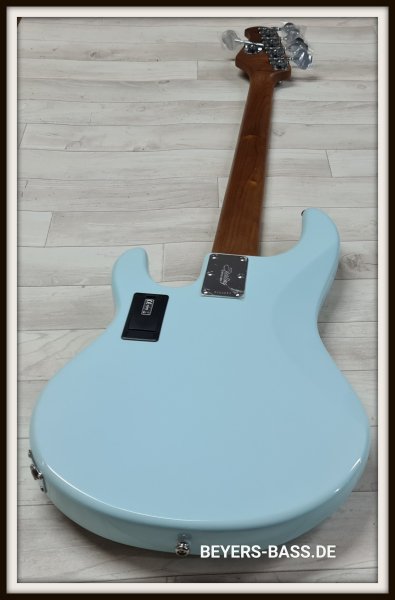 Sterling by Music Man StingRay Ray35 HH Roasted Maple, Daphne Blue
